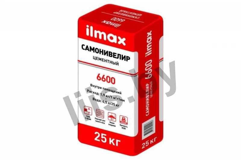 ilmax 6600 Самонивелир Цементный (5…50 мм), 25кг